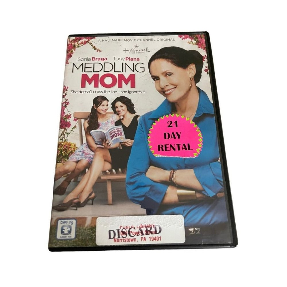Meddling Mom DVD Hallmark‎ Sonia Braga Tony Plana Discarded Library